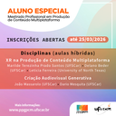 Venha conhecer o mestrado profissional em comunicação multiplataforma!