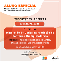 Venha conhecer o mestrado profissional em comunicação multiplataforma!